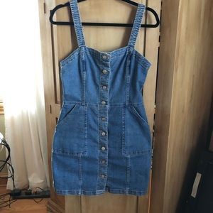 H&M Stretchy Denim Dress